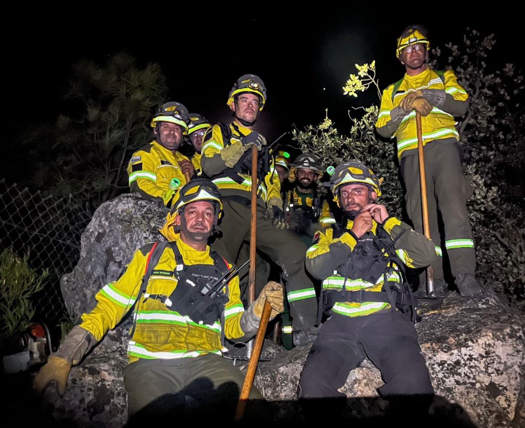 sapadores da CIMAA no terreno